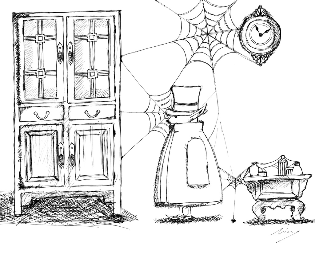 ゴブリンと時のトートバッグ