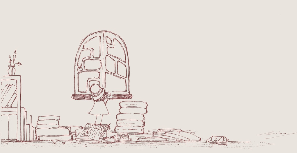 モ・モサァとミニッツのポーチ