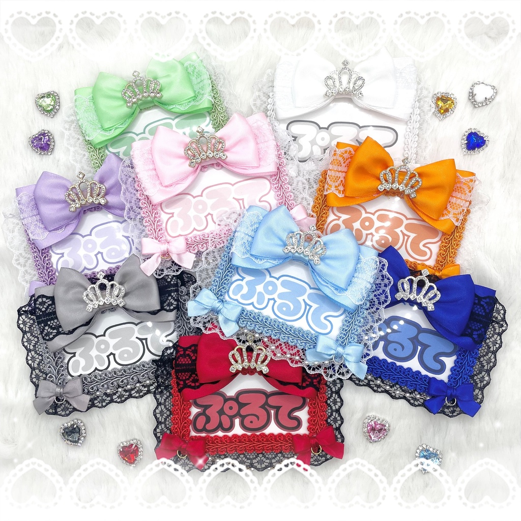 メンカラ ♡ デコ名札ケース ネームプレート