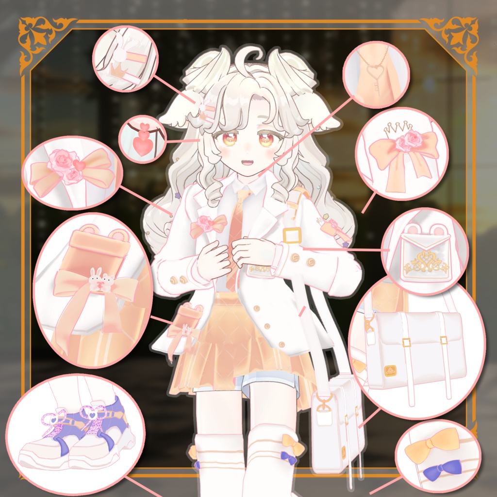 【サバラム -Savarum- 対応】SCHOOL UNIFORM【VRChat向け衣装モデル MA対応】