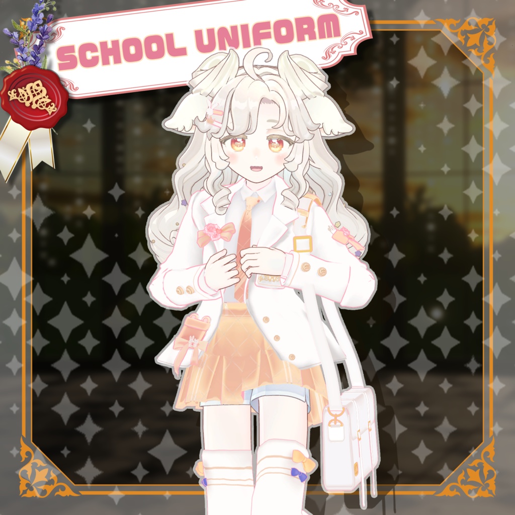 【サバラム -Savarum- 対応】SCHOOL UNIFORM【VRChat向け衣装モデル MA対応】