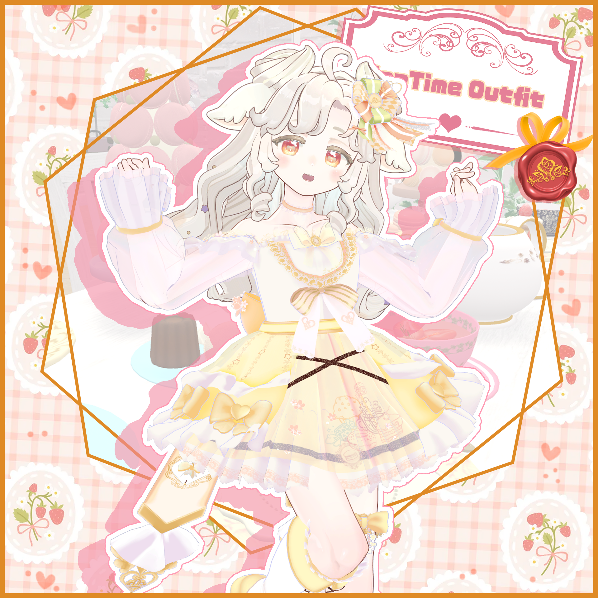 【サバラム -Savarum- 対応】TEATIME OUTFIT【VRChat向け衣装モデル MA対応】