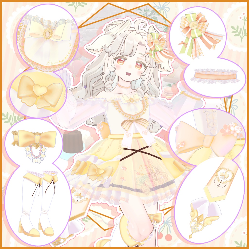 【サバラム -Savarum- 対応】TEATIME OUTFIT【VRChat向け衣装モデル MA対応】