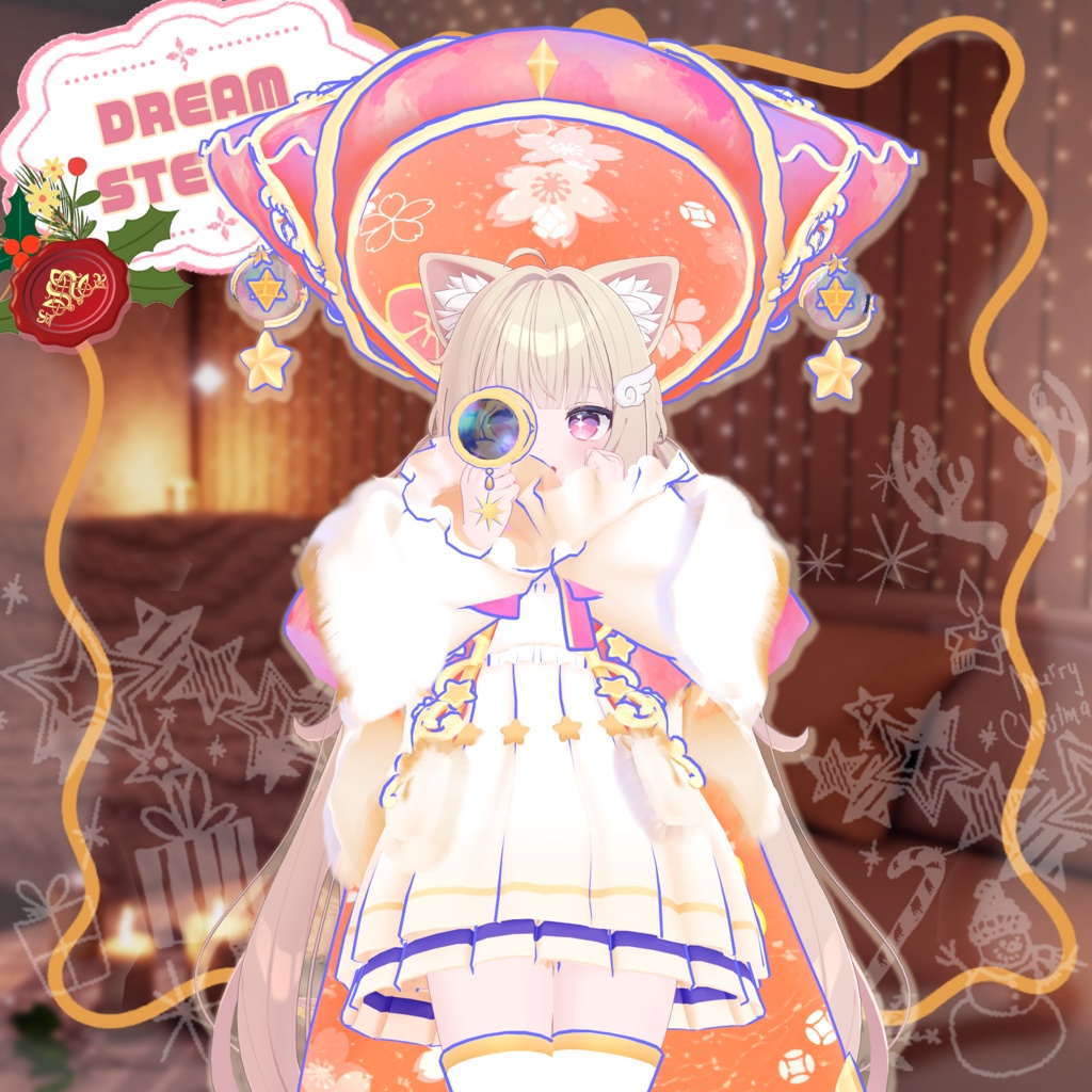 【シフォン -Chiffon- 対応】DREAM STELLA【VRChat向け衣装モデル MA対応】