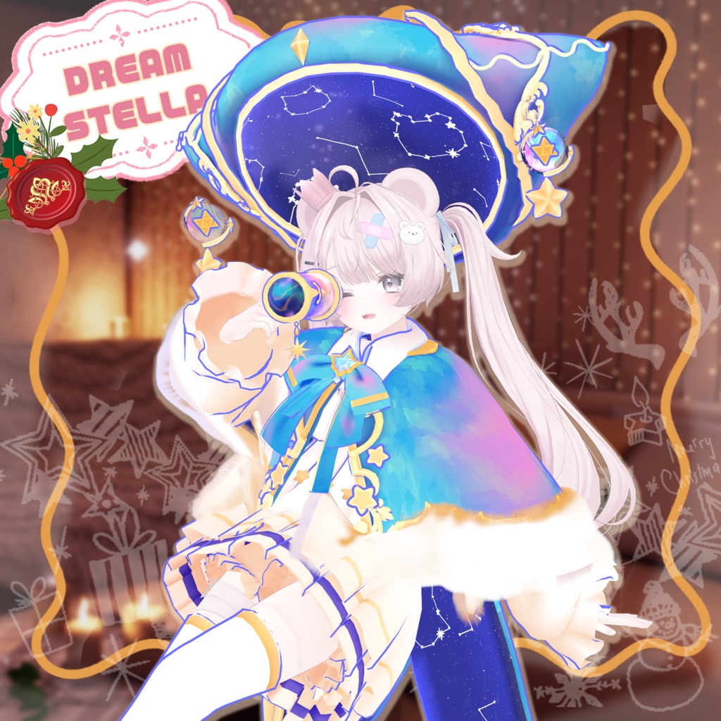 【ミルフィ -Milfy- 対応】DREAM STELLA【VRChat向け衣装モデル MA対応】