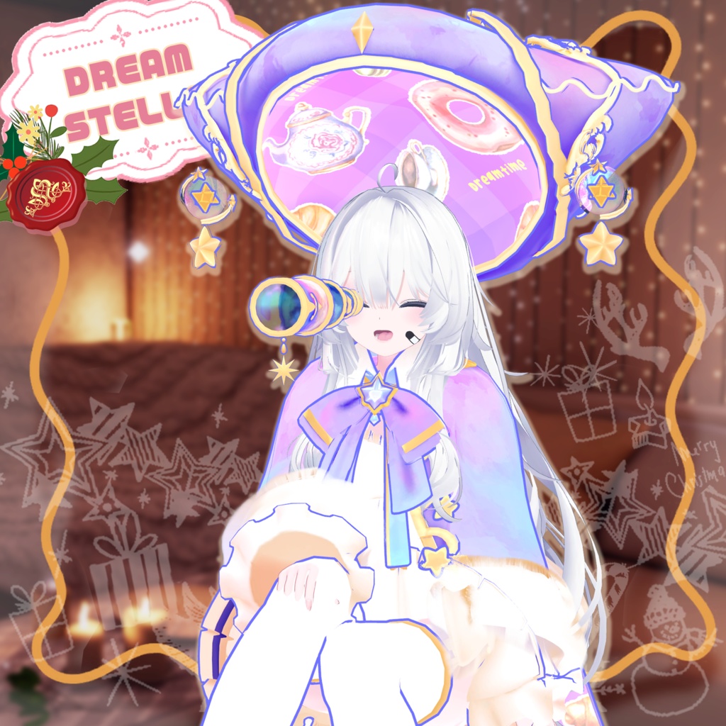 【瑞希 -Mizuki- 対応】DREAM STELLA【VRChat向け衣装モデル MA対応】