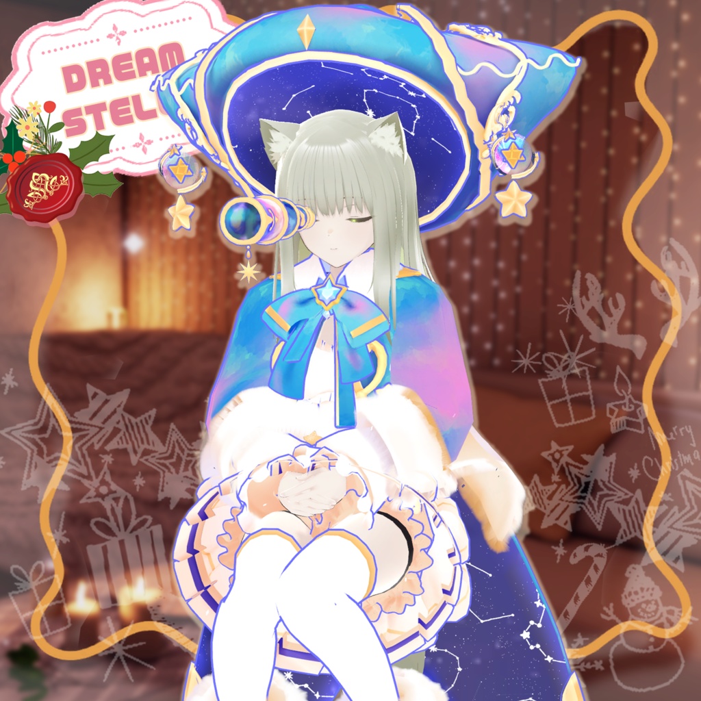 【もちふぃった~対応】DREAM STELLA【VRChat向け衣装モデル MA対応】