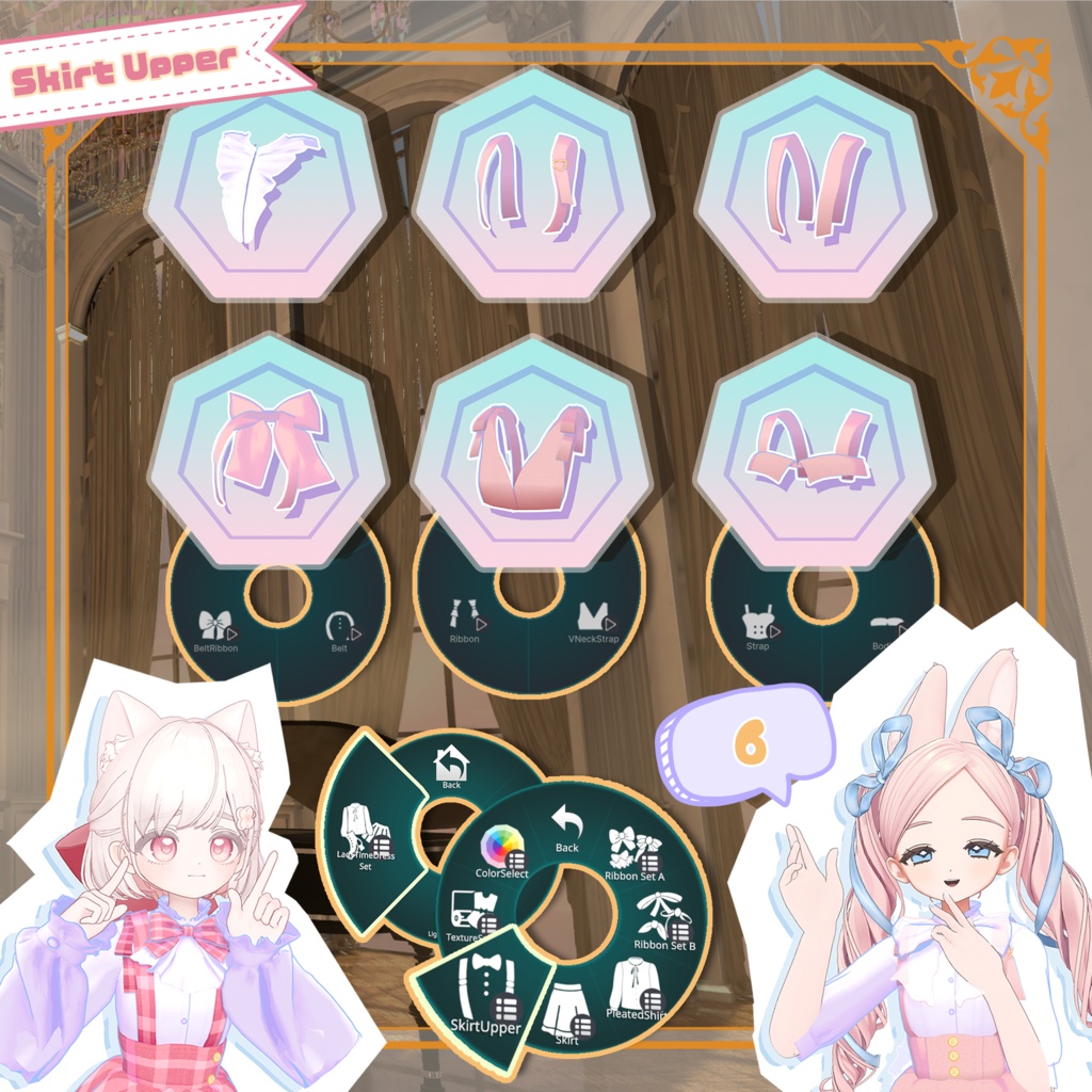 【33 アバター対応】LADY TIME【VRChat向け衣装モデル MA対応 ギミック付き】
