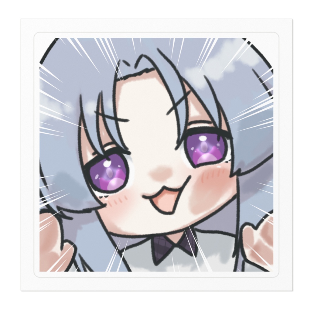 すみれちゃん!ステッカー