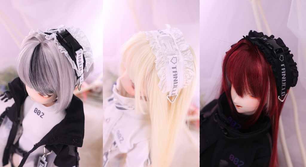 フリルバックルカチューシャ