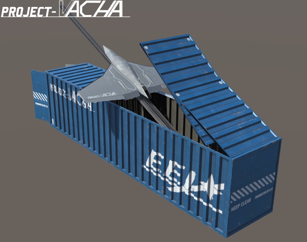 Vacha UCAV with Container