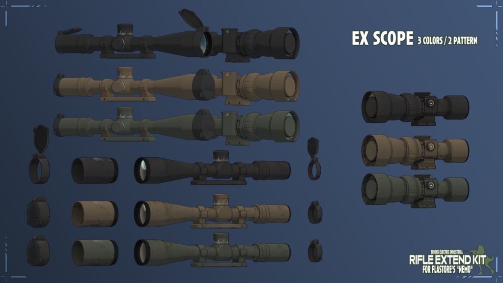 Rifle Extend Kit for FLASTORE's "Nemo"