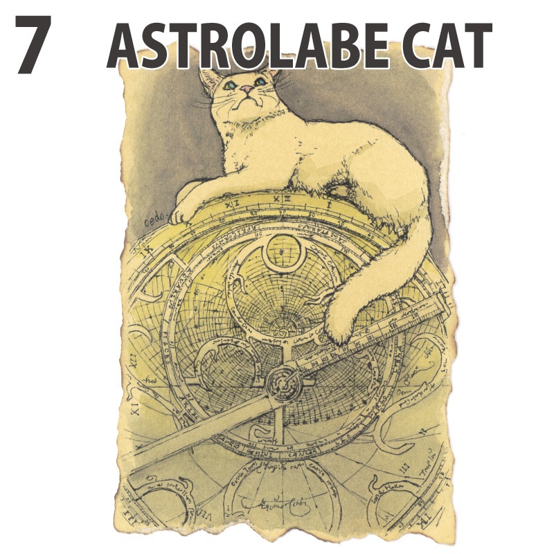 アンティーク風ハガキサイズ原画