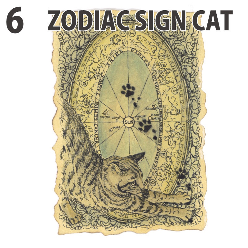 アンティーク風ハガキサイズ原画