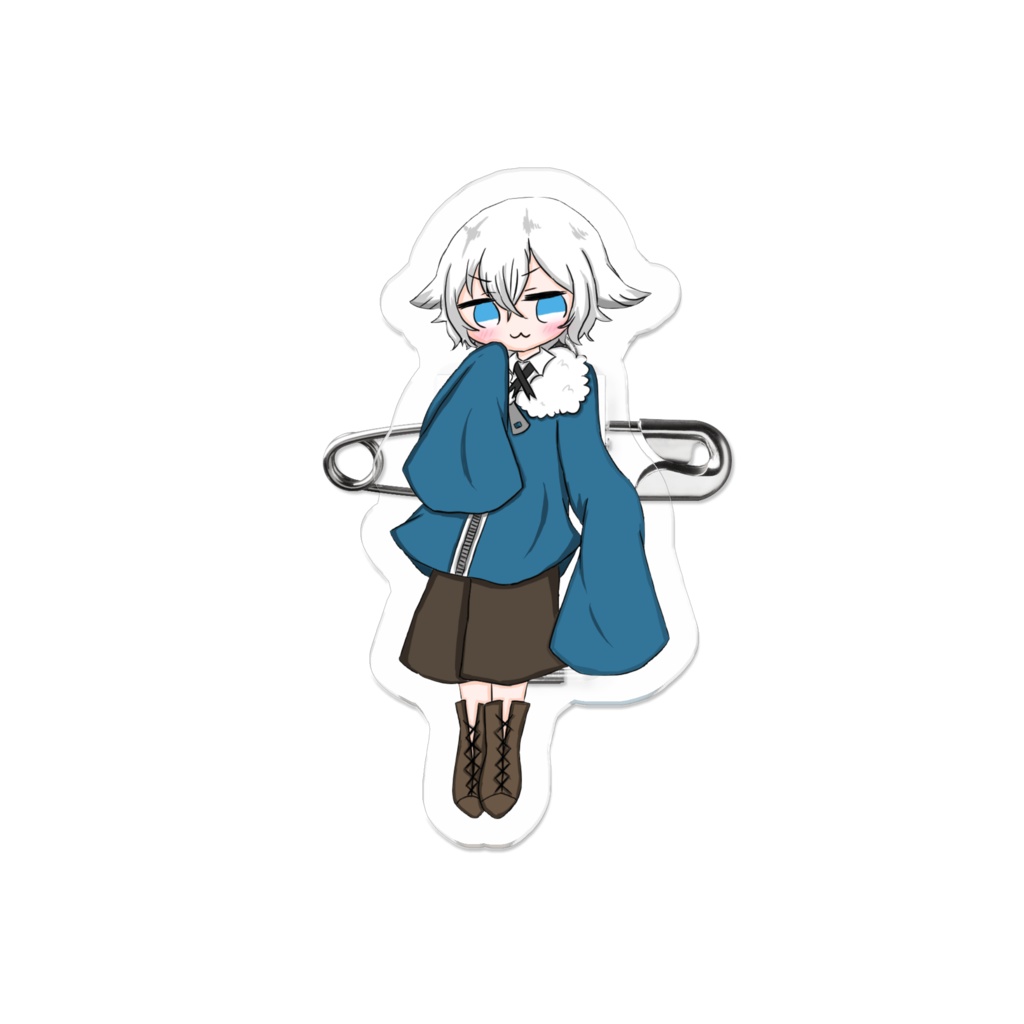 瓶詰めちゃんアクリルバッジ