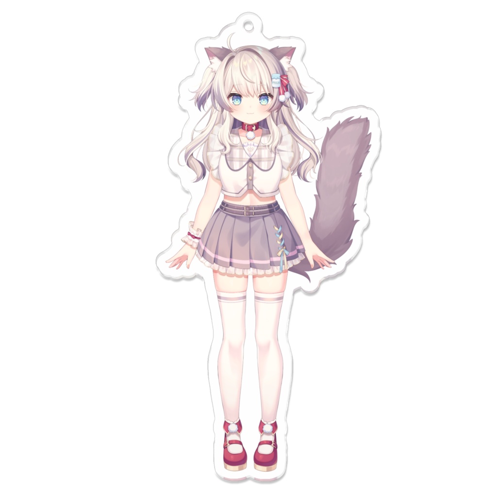 猫目ミルク アクリルキーホルダー(10cm)