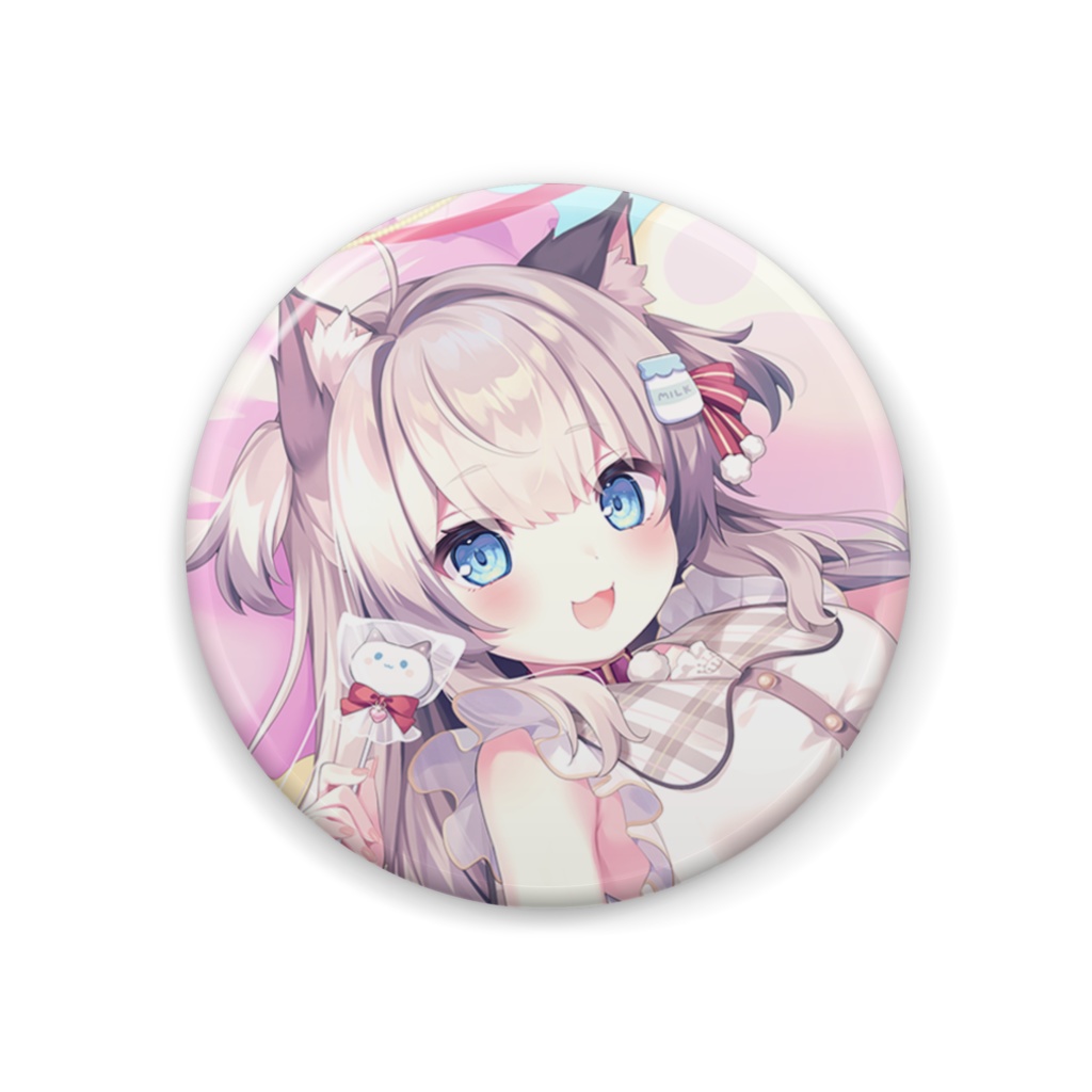 猫目ミルク キービジュアル 缶バッジ(44mm)