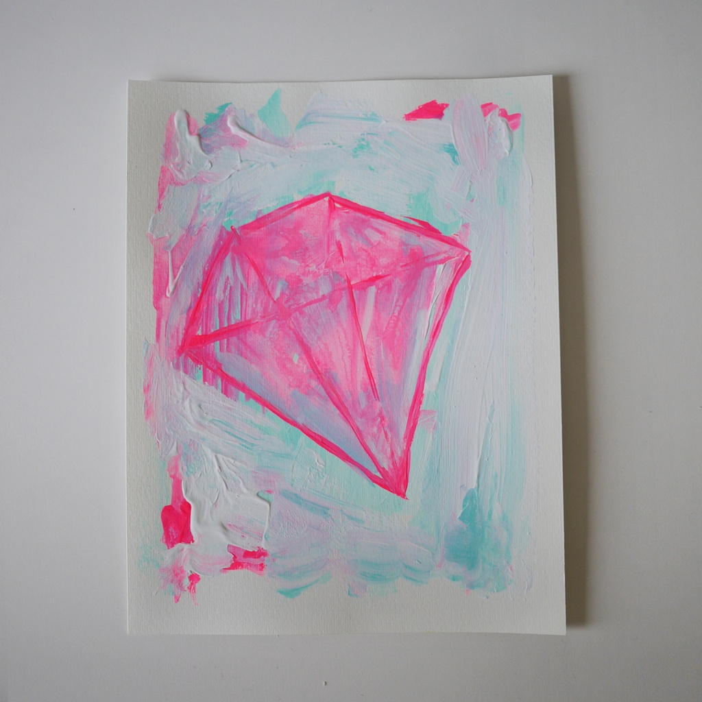 Diamond - pale ice.