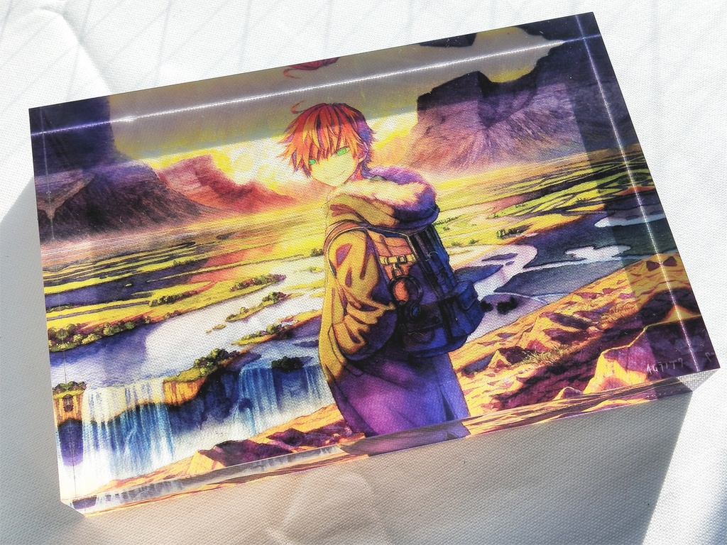 「最果てから来た少年」アクリルブロック