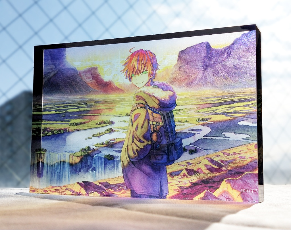「最果てから来た少年」アクリルブロック