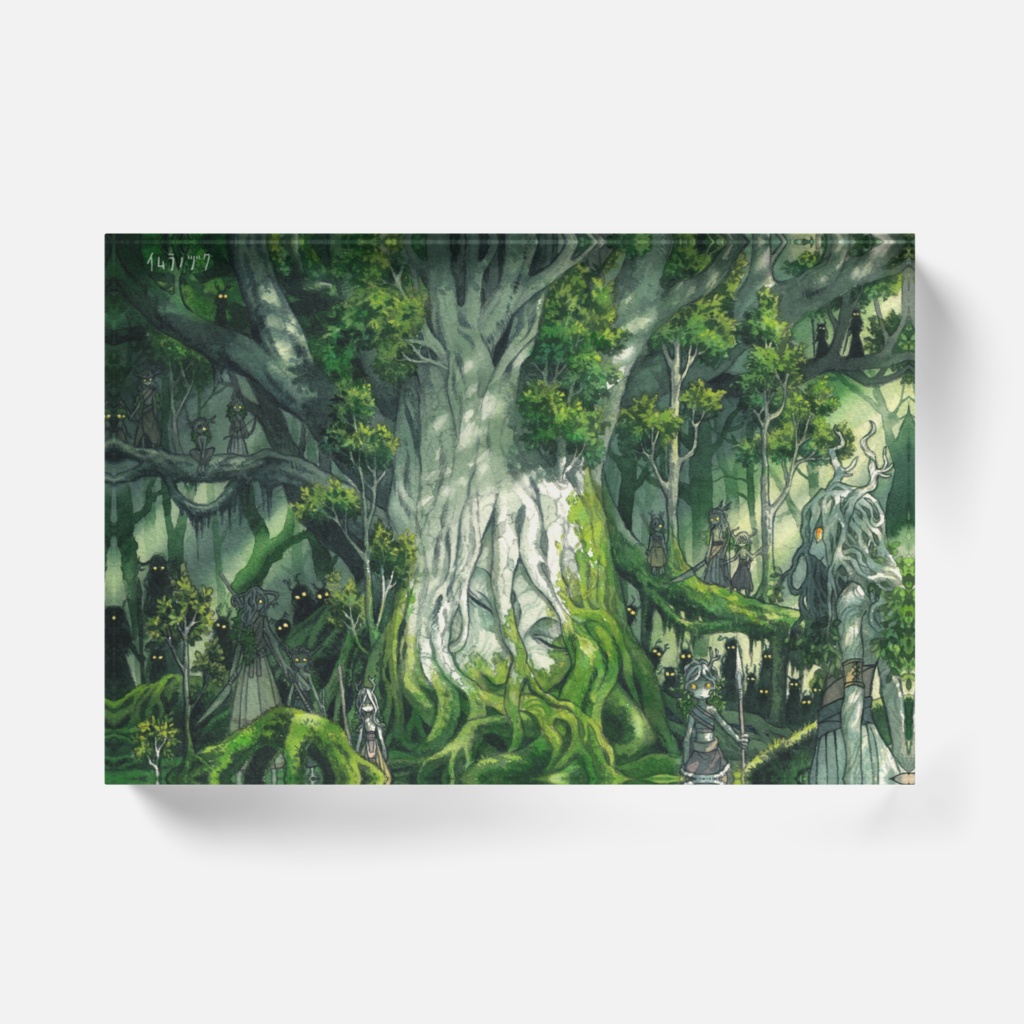 「メルティヨルの樹」アクリルブロック