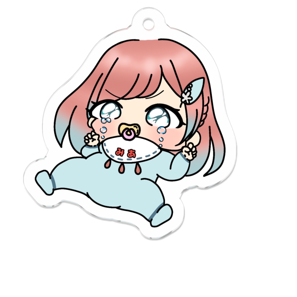 saiちゃん画ばぶみあアクキー（あかちゃん）