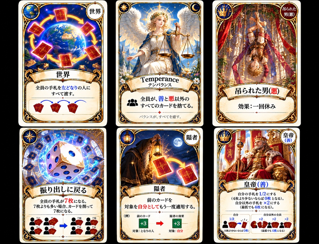 cards(curse)|特殊効果付きババ抜き・オリジナルカードゲーム