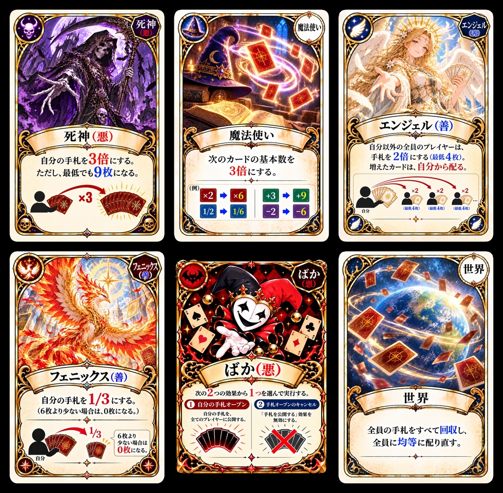 cards(curse)｜特殊効果付きババ抜き・オリジナルカードゲーム 
