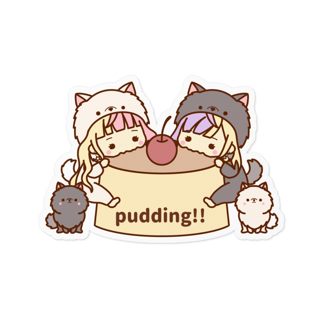 pudding!!ステッカー