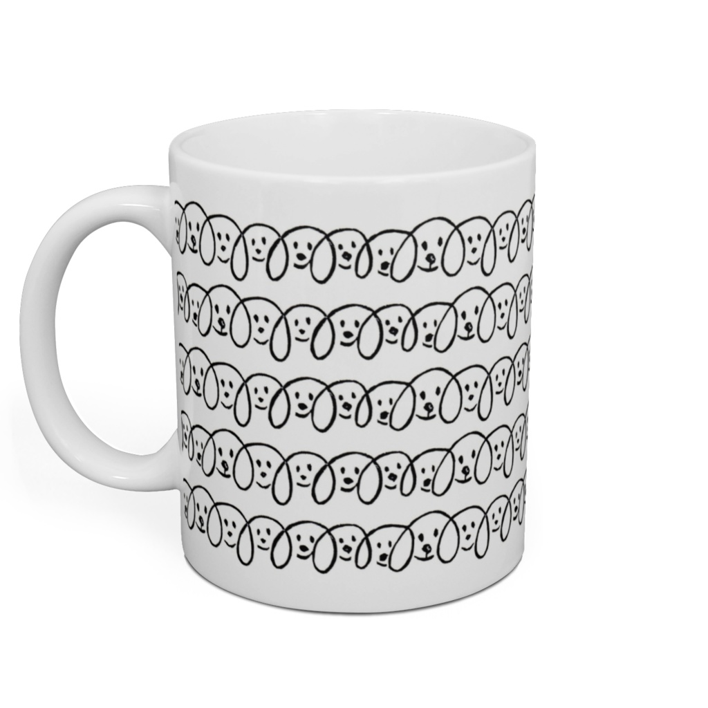 ぐるぐるビーグル マグカップ