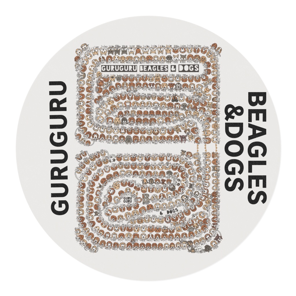 yoko GURUGURU BEAGLES&DOGS マスキングテープ