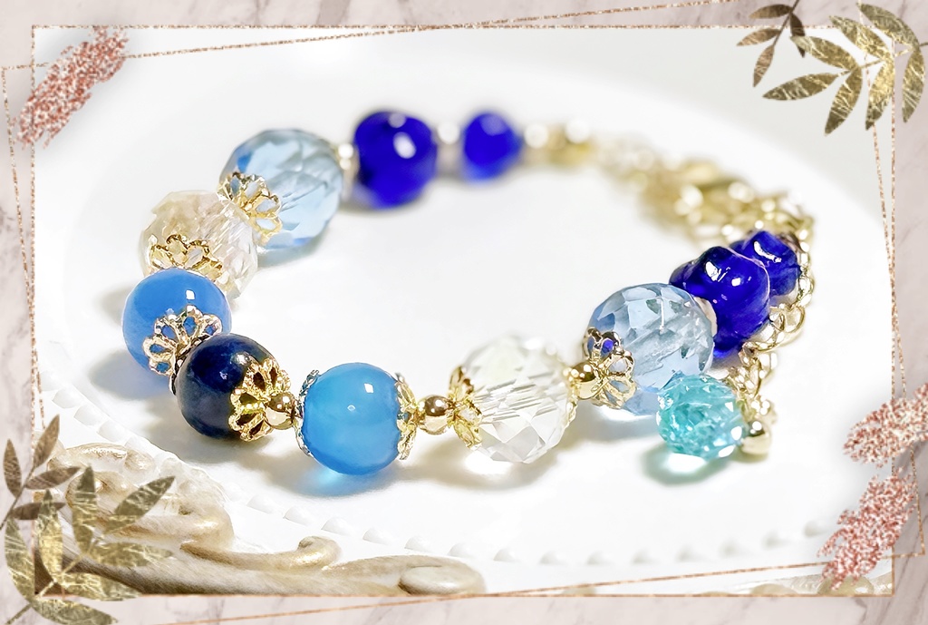 【原神】フリーナイメージ天然石ブレスレット