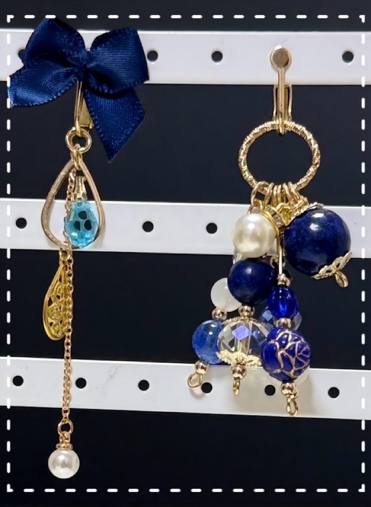 【原神】フリーナイメージイヤリング(ピアス)