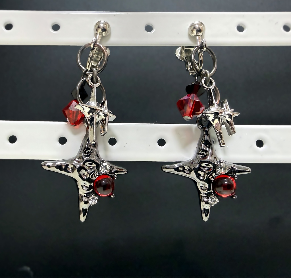 【原神】アルレッキーノ星イヤリング(ピアス)