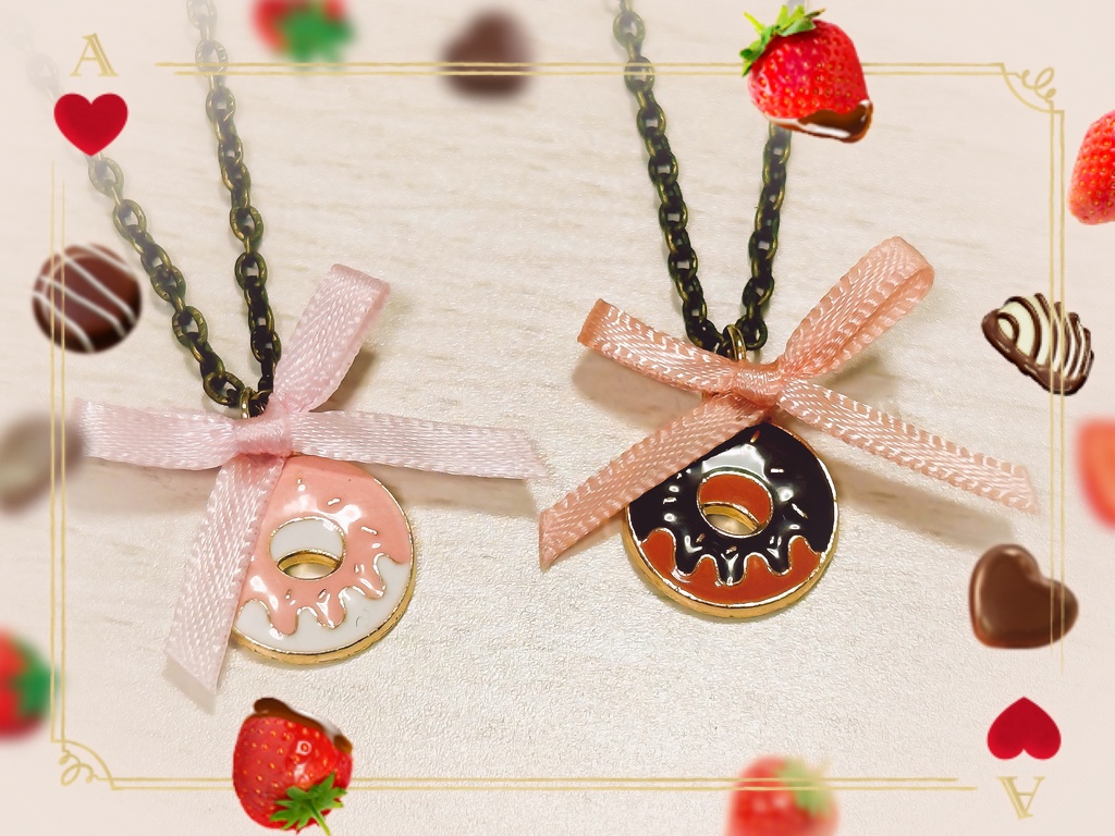 ぬいぐるみ用ネックレス(スイーツ系)
