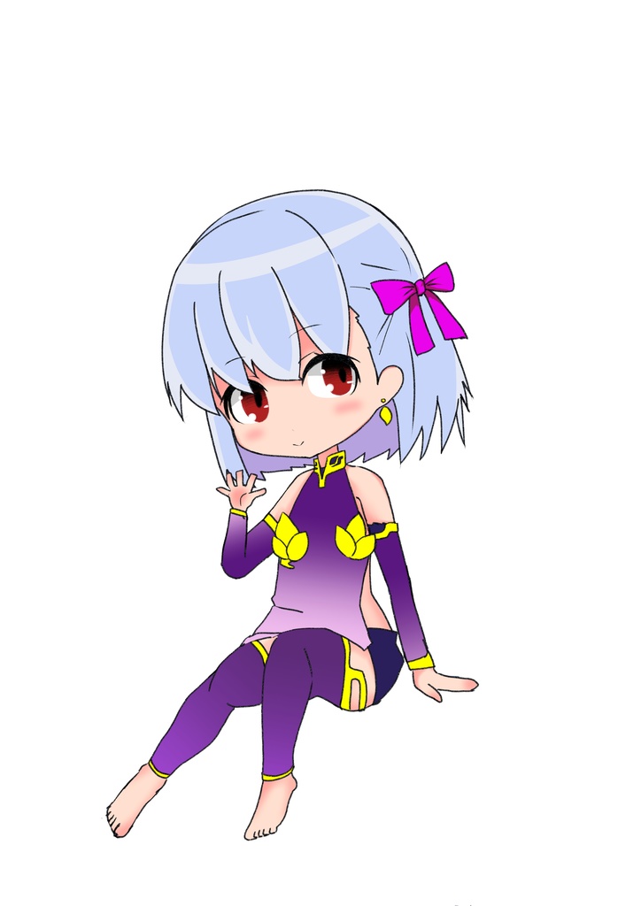 腰かけカーマアクリルキーホルダー