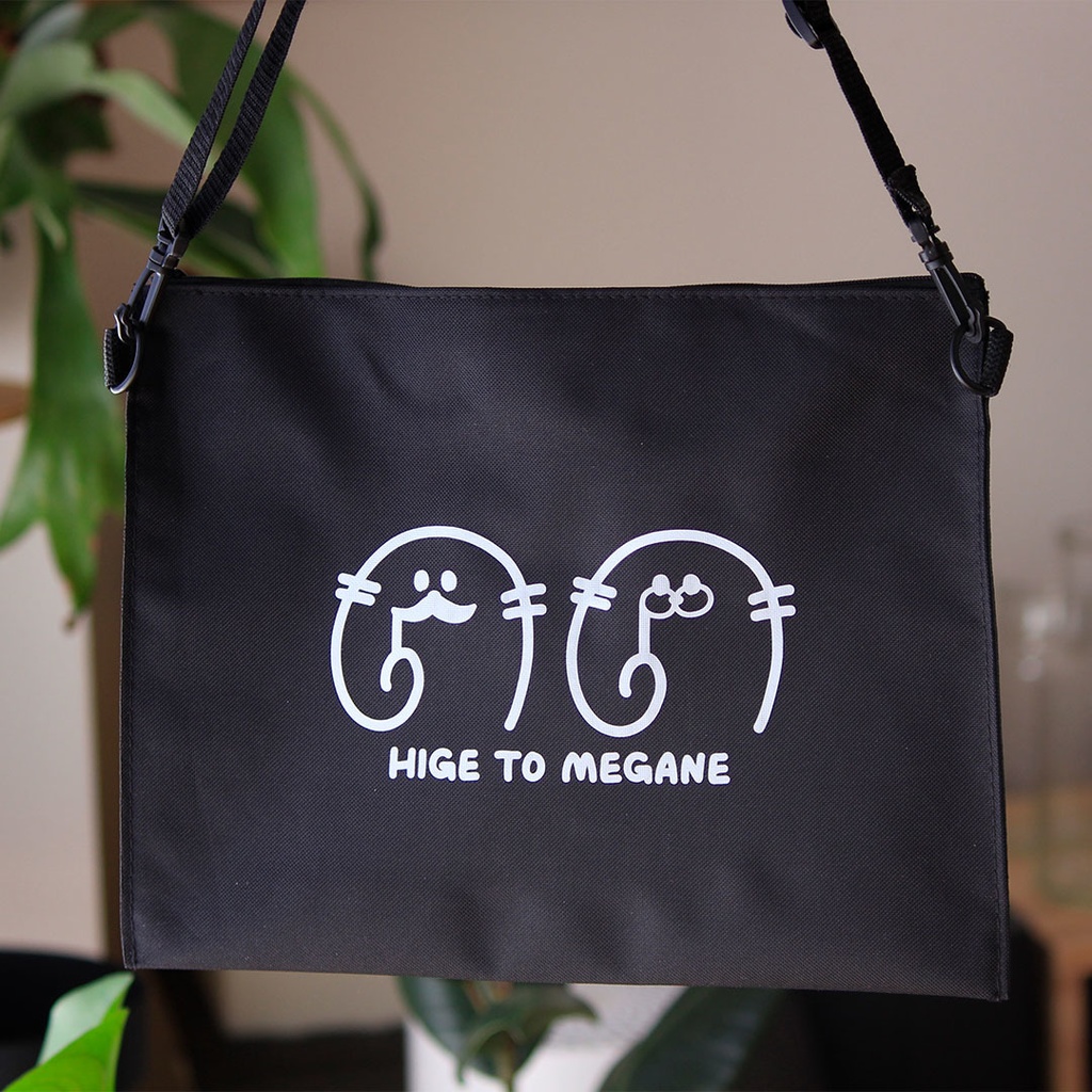 2WAYサコッシュ（ヒゲとメガネ）