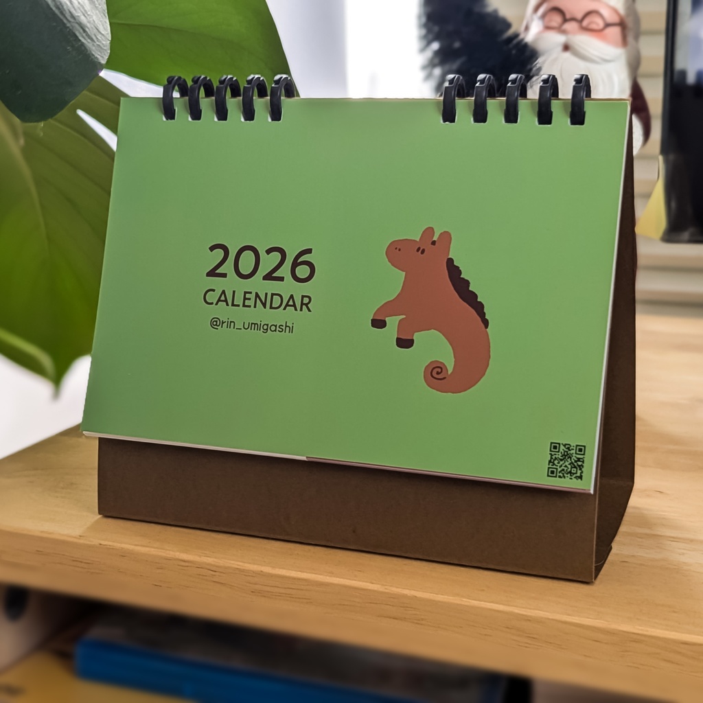 2026卓上カレンダー