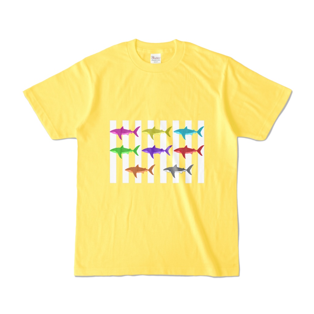 (イエローT)シマシマホホジロネオンカラー🦈⚡