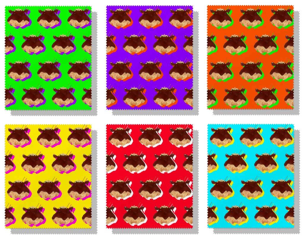 (6色)メンダコ焼き眼鏡拭き👓🐙