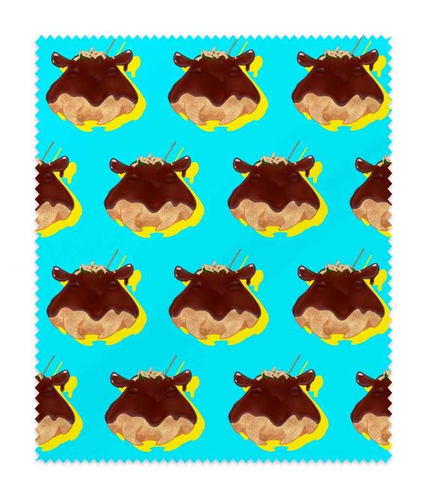 (6色)メンダコ焼き眼鏡拭き👓🐙