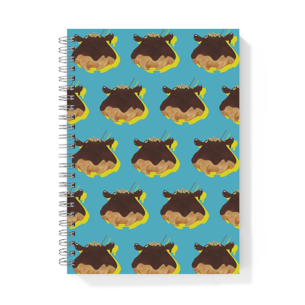 (6色)メンダコ焼き A5リングノート🐙