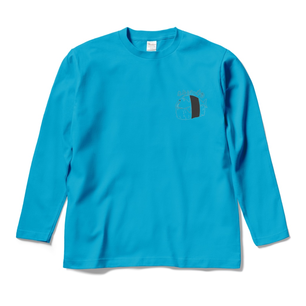 ロンT🦈黒シンプルホホジロ寿司