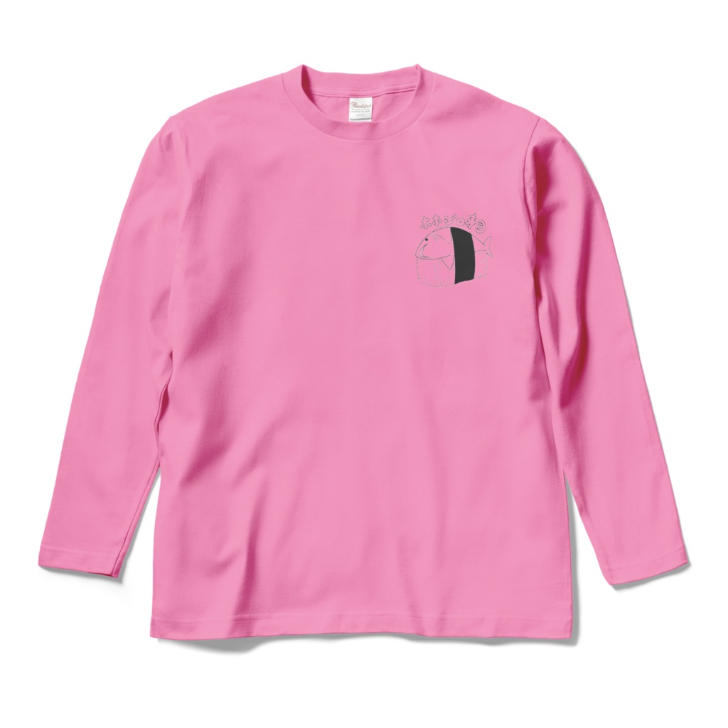 ロンT🦈黒シンプルホホジロ寿司