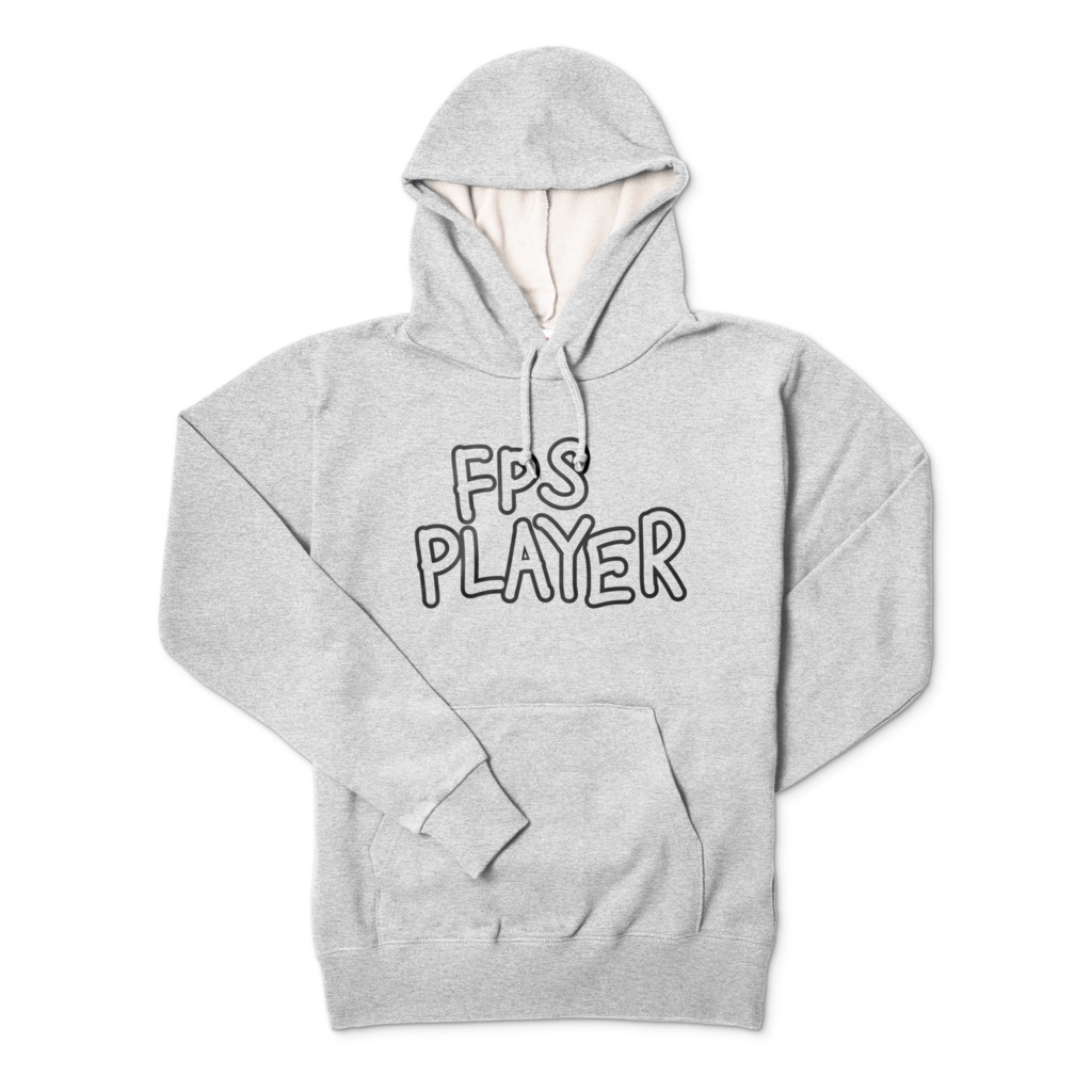 (6色)FPS PLAYER 杢グレーパーカー