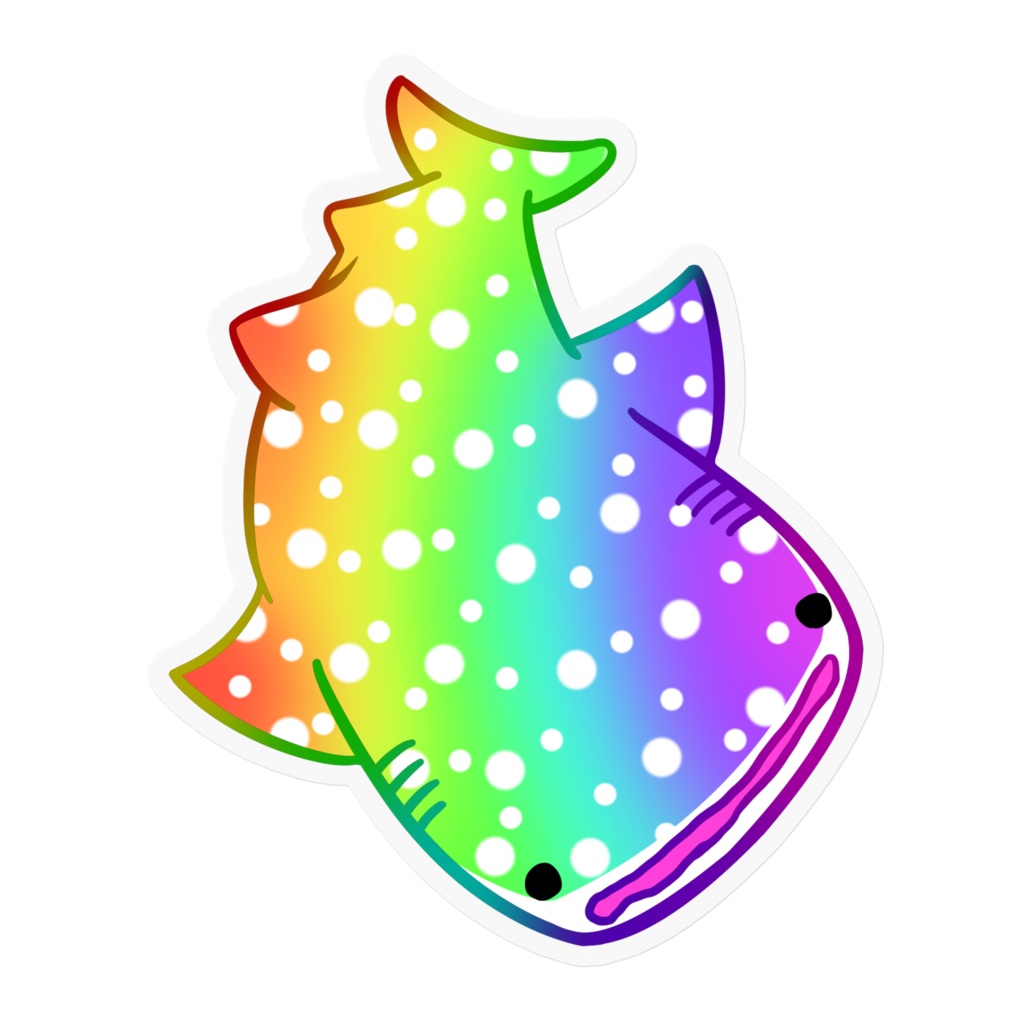 ジンベエザメステッカー(4色・100 x 100 (mm))