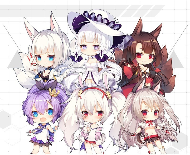【アズールレーン】アクリルフィギュア6種類