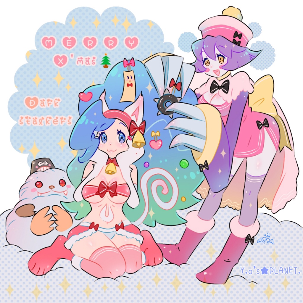 フェリシア＆レイレイ クリスマスアクリルスタンド