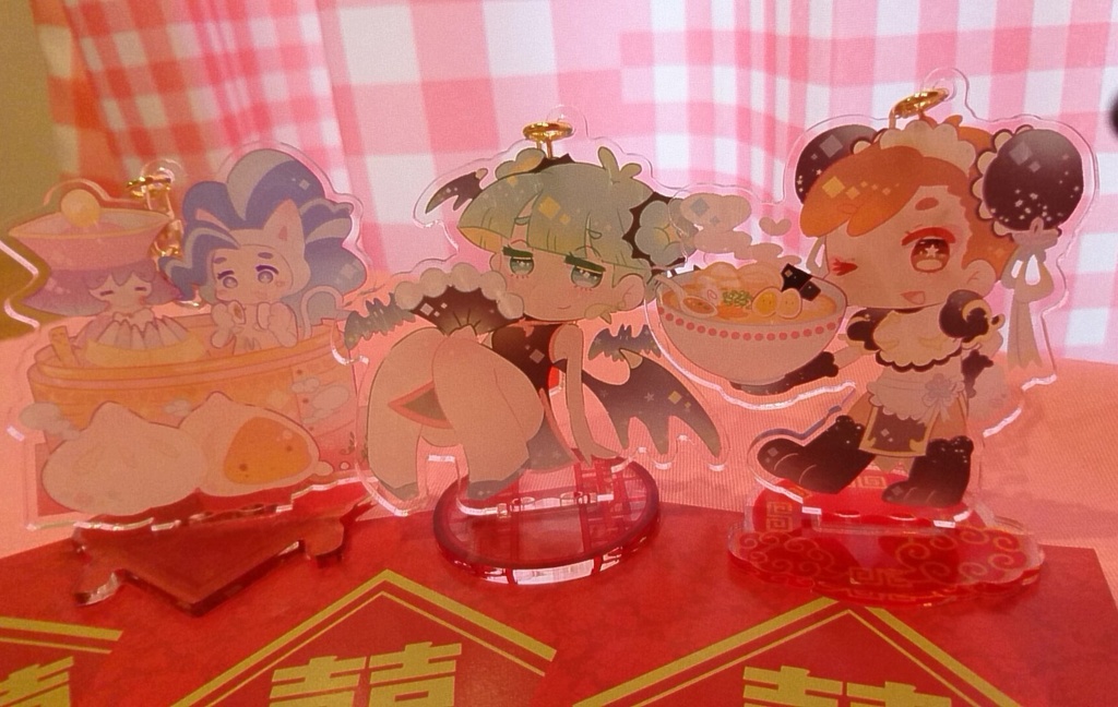 チャイナアクリルキーホルダー