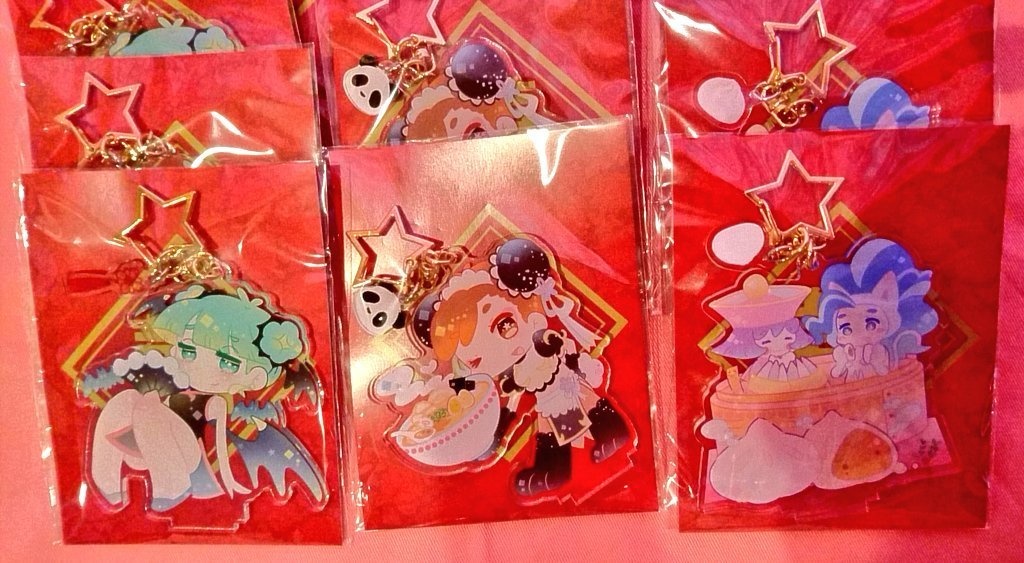 チャイナアクリルキーホルダー